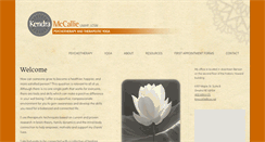 Desktop Screenshot of kendramccallie.com